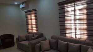 Economy Apartment, Balcony, City View | Living area
