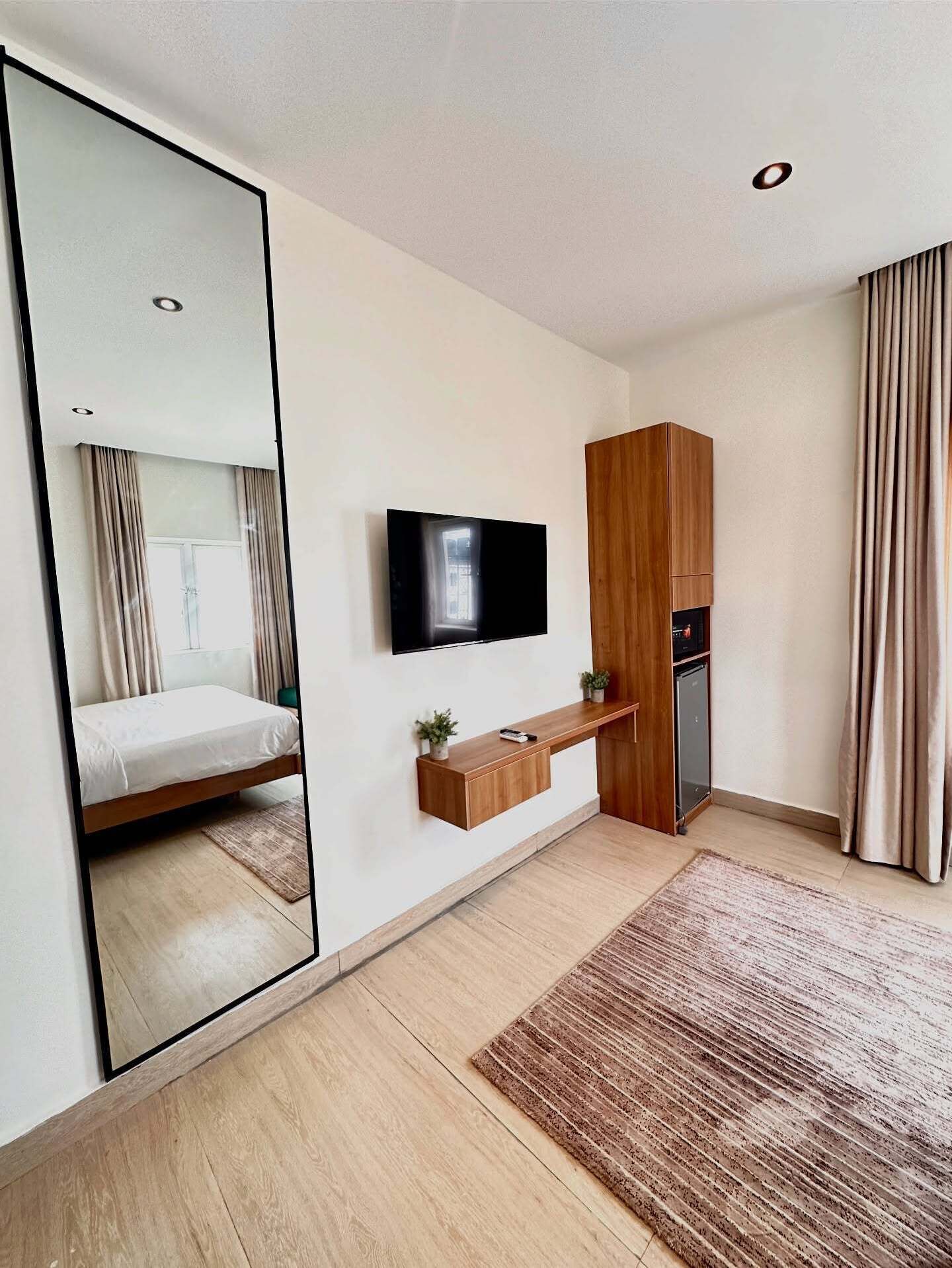 Economy Apartment, Balcony, City View | Desk, laptop workspace, soundproofing, iron/ironing board