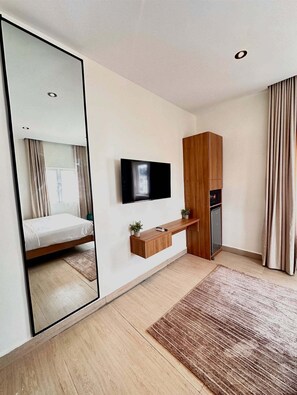 Appartement Économique, balcon, vue ville