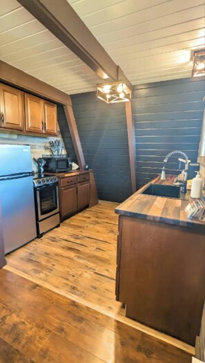 Microwave, oven, stovetop