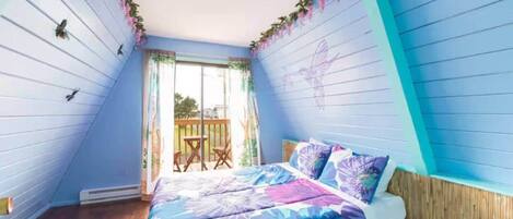 2 室のベッドルーム、WiFi、ベッドシーツ