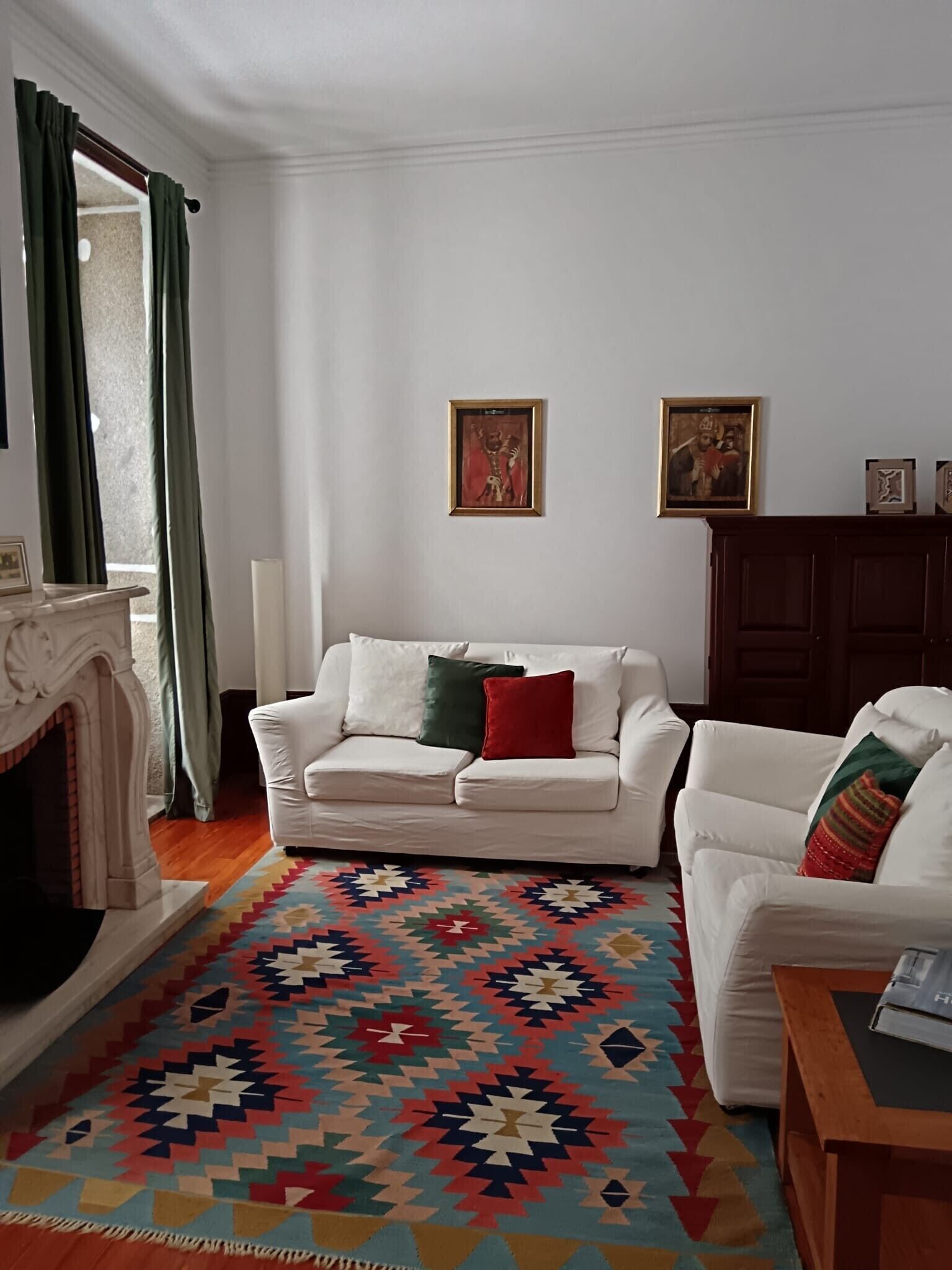 TV, fireplace, table tennis