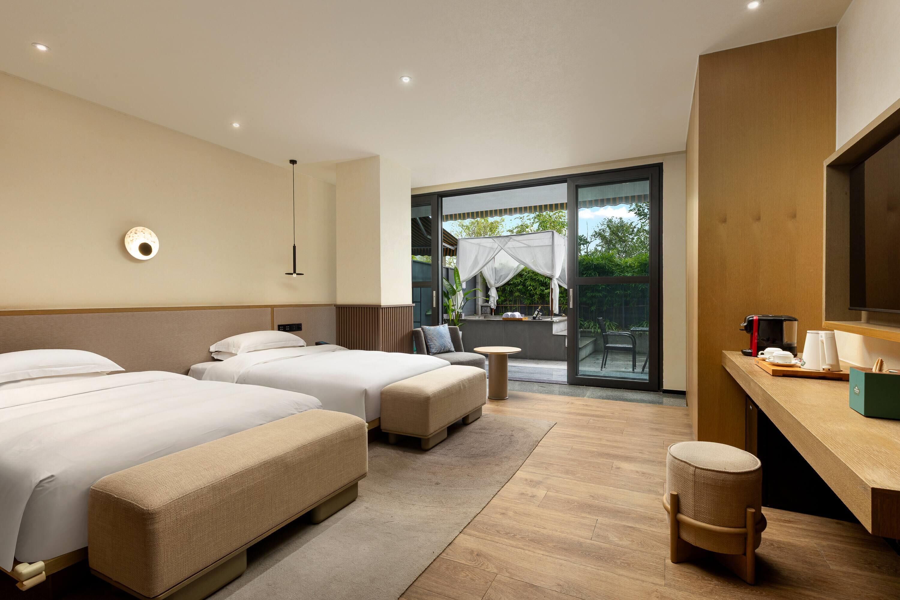 Habitación, 2 camas individuales, fumadores (Hot Spring)