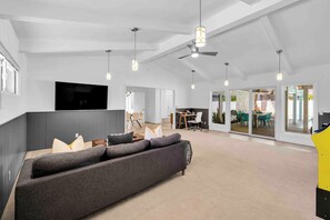 House, Multiple Beds, Pool Access, Pool View (Avery) | Living area | 42-inch flat-screen TV with digital channels