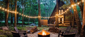 Wanderlust A Frame - Lake/ Beach/ Golf/ Pool/ Trails in Alpine Lake