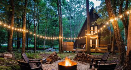 Wanderlust A Frame - Lake/ Beach/ Golf/ Pool/ Trails in Alpine Lake