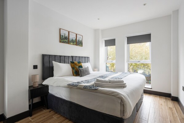 2 soverom, strykejern/-brett, wi-fi (inkludert) og sengetøy