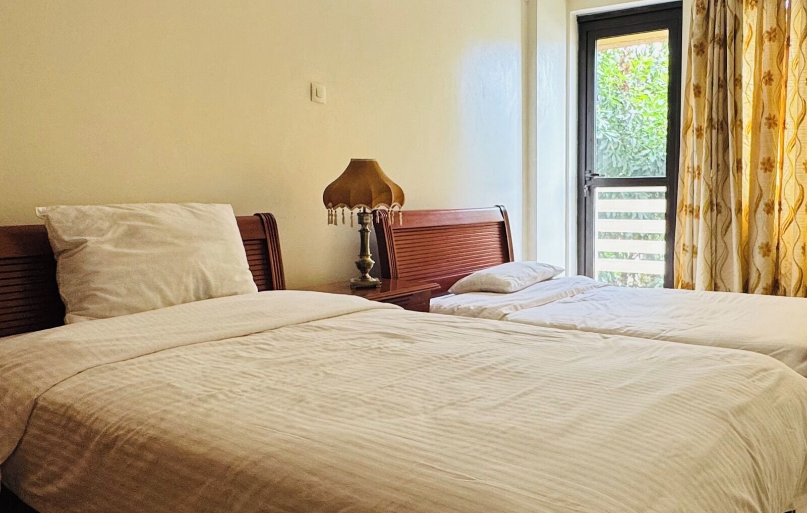 Deluxe Apartment, 2 Bedrooms, Balcony, City View | In-room safe, desk, laptop workspace, blackout curtains