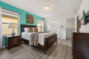 8 bedrooms, iron/ironing board, travel cot, WiFi