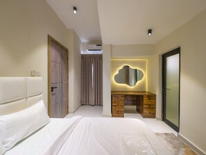 1 室のベッドルーム、アイロン / アイロン台、WiFi、ベッドシーツ