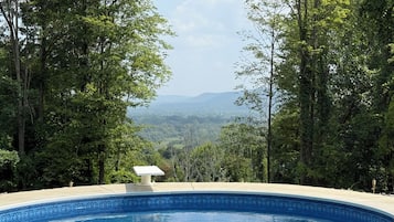 Piscina externa, piscina aquecida