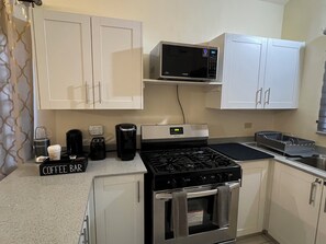 Microwave, oven, stovetop
