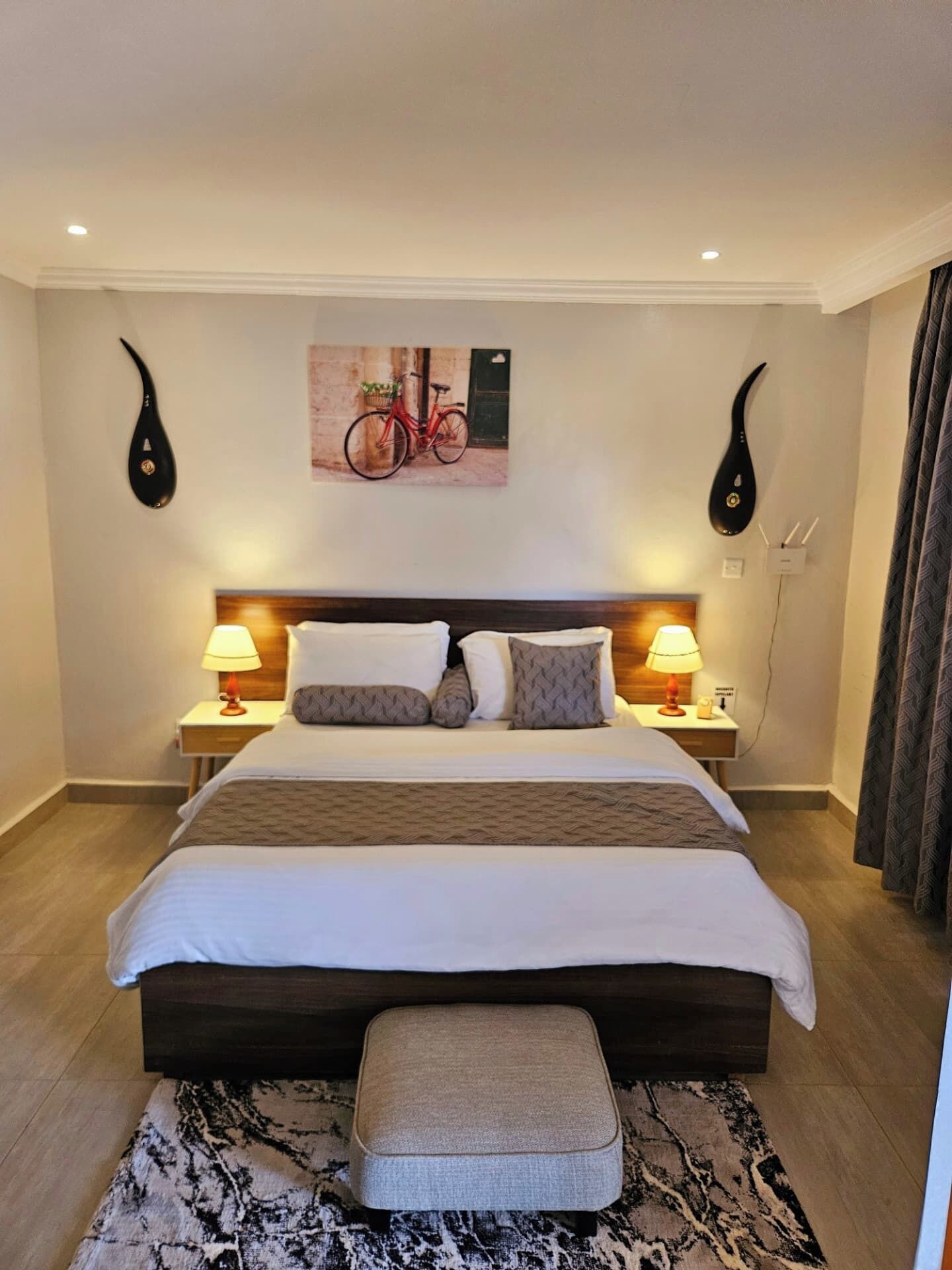 Wifi gratis y ropa de cama 