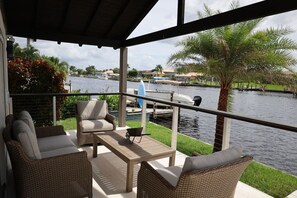 Terrace/patio - Waterfront White House (Cape Coral)