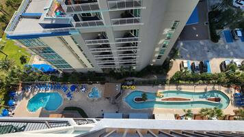 Indoor pool, outdoor pool