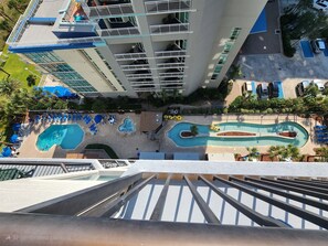 Indoor pool, outdoor pool