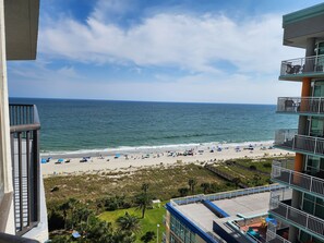 On the beach, sun-loungers, beach towels - Our Newest Premium Ocean View Property - 2BR/2BA: Sleeps 8 - Top Amenities! (Myrtle Beach)