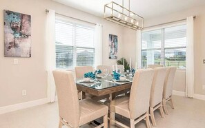 Dining - Luxury 8BR Villa w/ Pool, Game Room & Themes (Four Corners)