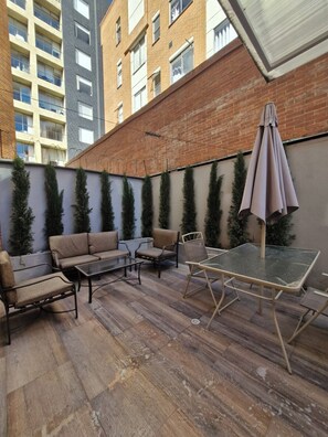 Departamento de lujo | Terraza o patio