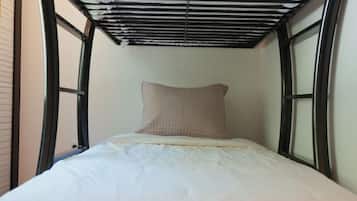 2 bedrooms, travel crib, WiFi, bed sheets