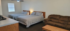 1 bedroom, bed sheets