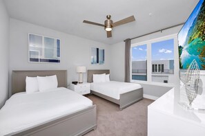 5 bedrooms, in-room safe, iron/ironing board, travel crib