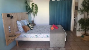 1 chambre, fer et planche à repasser, Wi-Fi, draps fournis