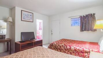 Room, 2 Queen Beds | Desk, free WiFi, bed sheets