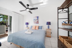 1 bedroom, iron/ironing board, internet, bed sheets