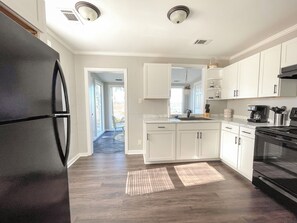 Microwave, oven, stovetop