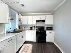 Microwave, oven, stovetop