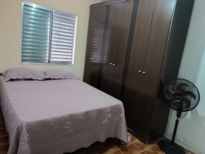 1 bedroom, iron/ironing board, bed sheets
