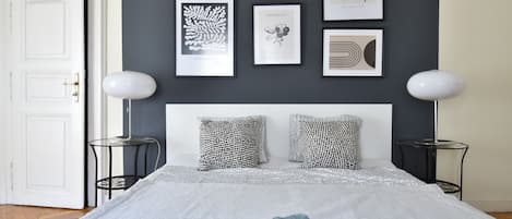2 habitaciones y ropa de cama