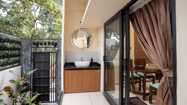 Deluxe Apart Daire, 1 Yatak Odası, Mutfak, Bahçe Manzaralı | Teras/veranda