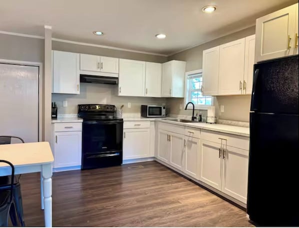 Microwave, oven, stovetop