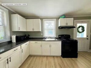 Microwave, oven, stovetop