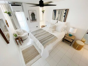 1 chambre, fer et planche à repasser, Wi-Fi, literie fournie