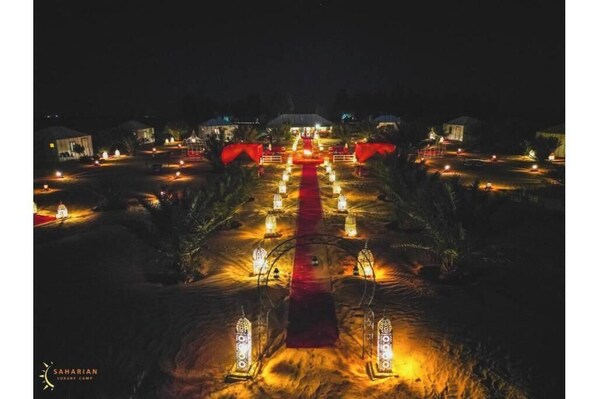 Espace banquet en plein air