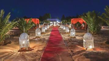 Área para banquetes al aire libre