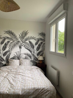 3 dormitorios, tabla de planchar con plancha, wifi y ropa de cama