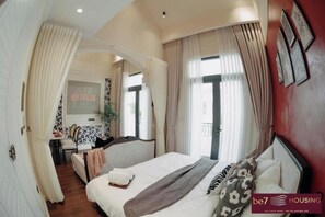 1 bedroom, iron/ironing board, Internet, bed sheets