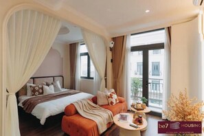 1 bedroom, iron/ironing board, Internet, bed sheets