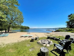 Tæt på stranden
