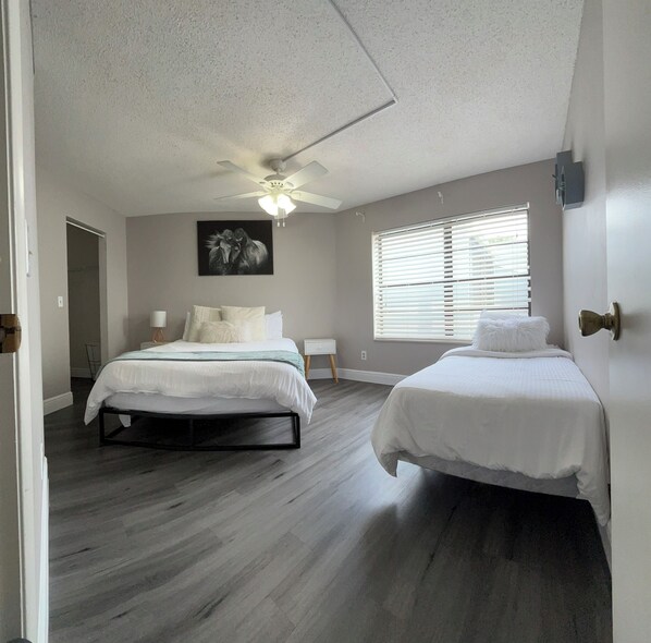 1 bedroom, iron/ironing board, free WiFi, bed sheets