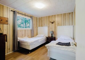 3 sovrum och sängkläder