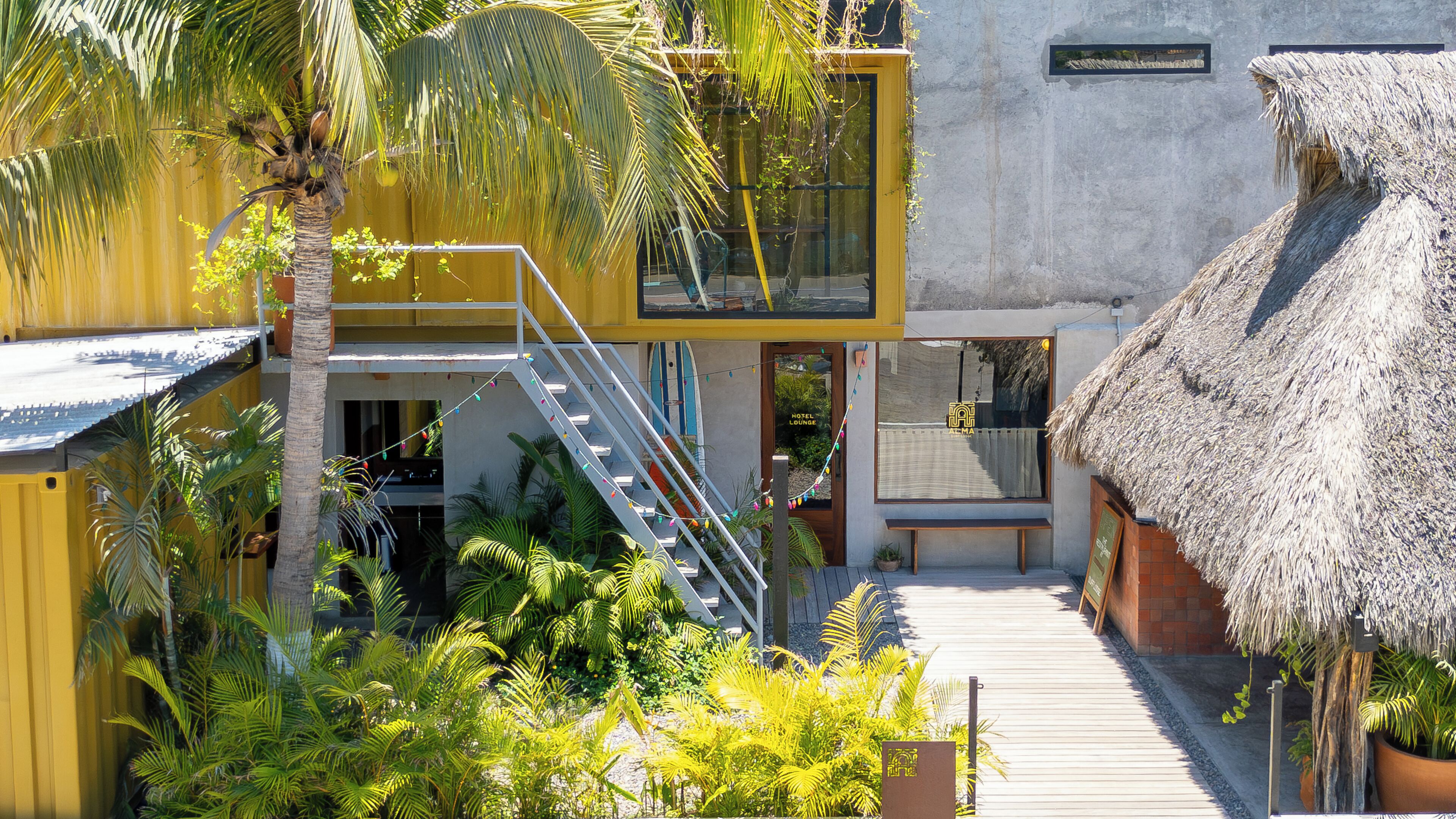 Façade de l’hébergement