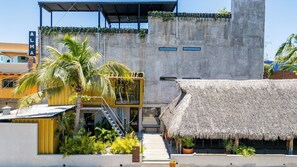 Voorkant van accommodatie