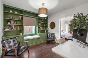 2 bedrooms, WiFi, bed sheets - Boho 2BR with Fire Pit + Workspaces | Near Airport (Phoenix)