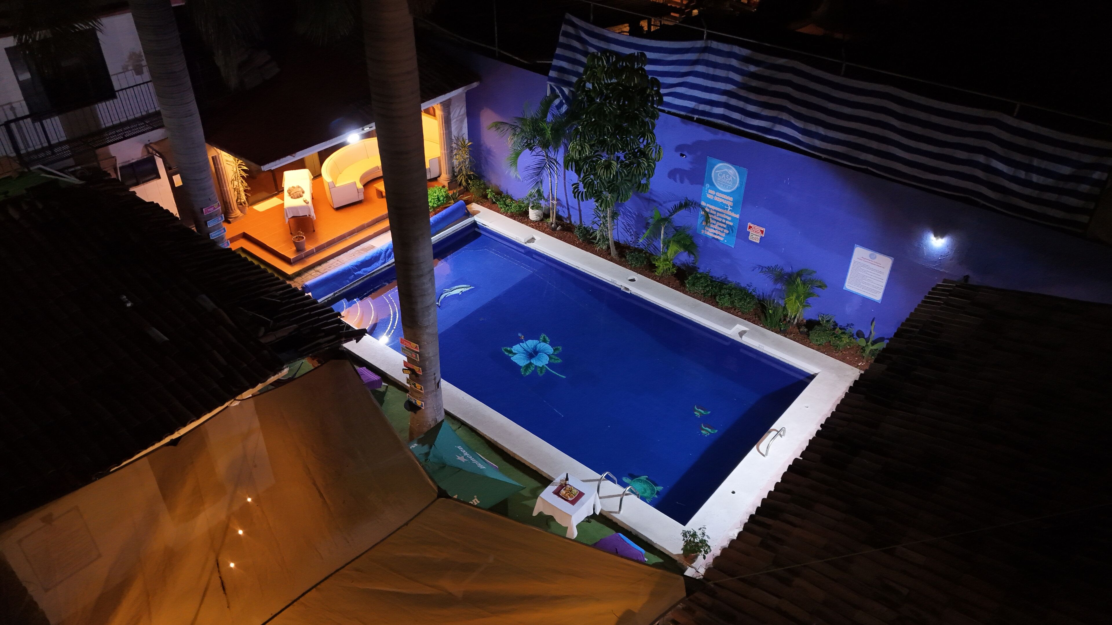 Alberca al aire libre 