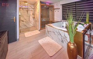 Shower, hair dryer